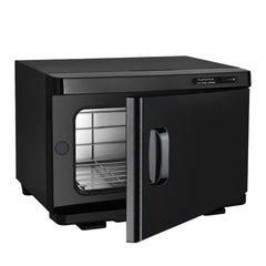 Fuehomue hot towel warmer 8L interior view with smooth aluminum walls for easy cleaning.