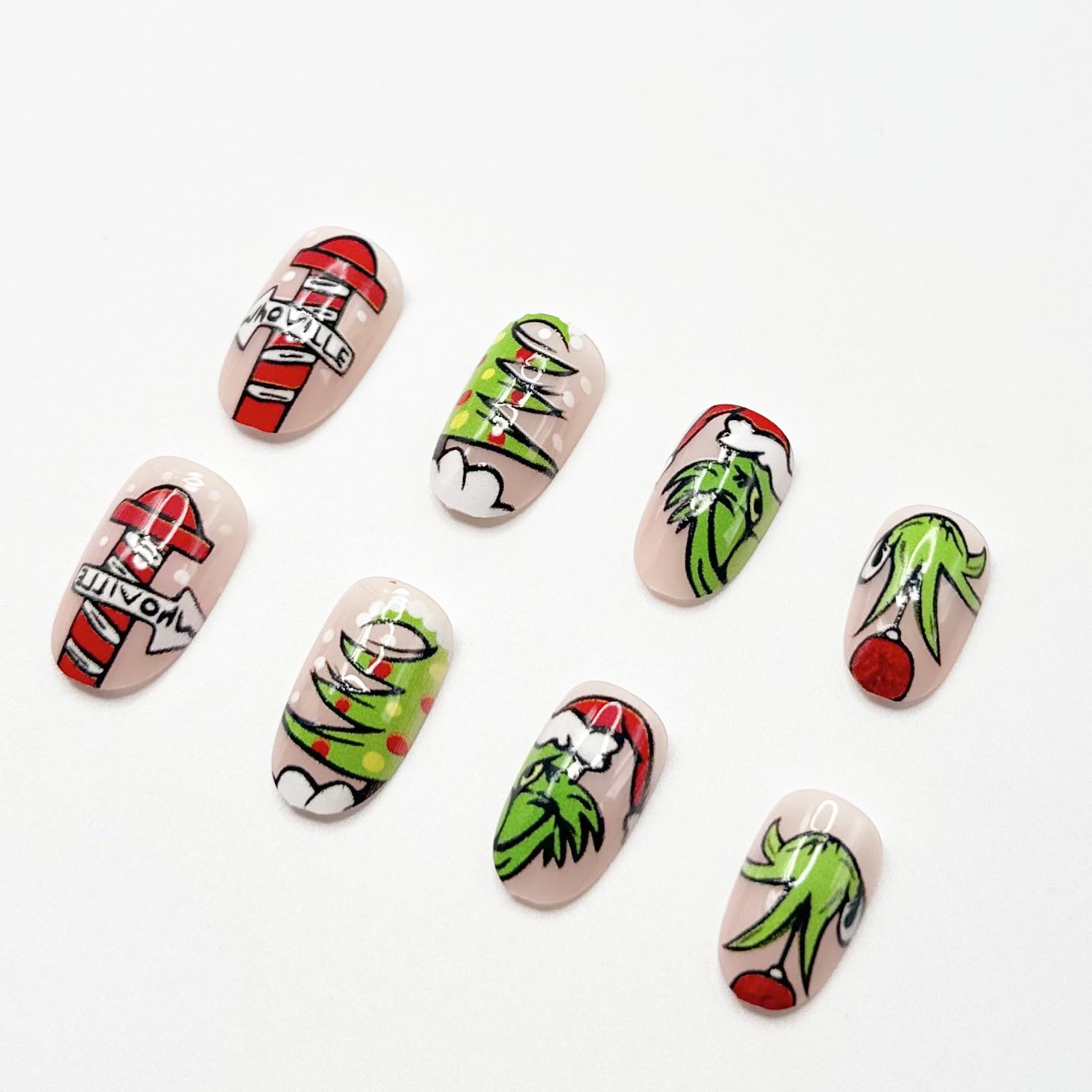 FUKIDOG full-cover winter acrylic nails deliver a seamless, durable manicure