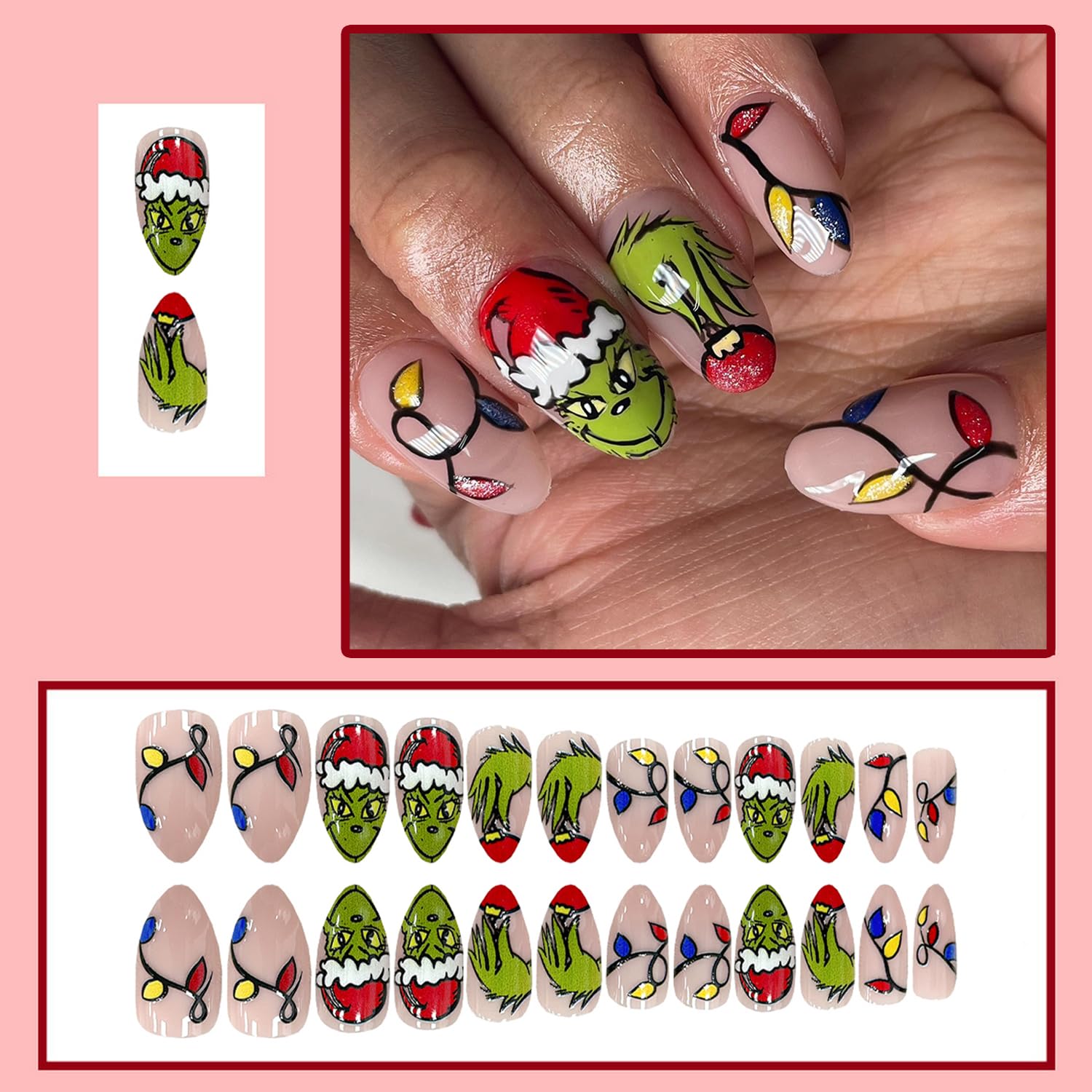 FUKIDOG jelly glue nail tips pack enables quick adhesion.