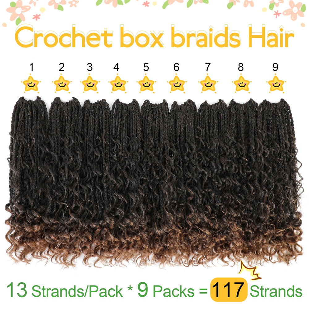 Fulcrum Goddess Box Braids are pre-looped for easy installation.