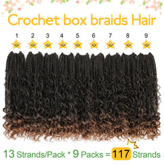 Fulcrum Goddess Box Braids are pre-looped for easy installation.