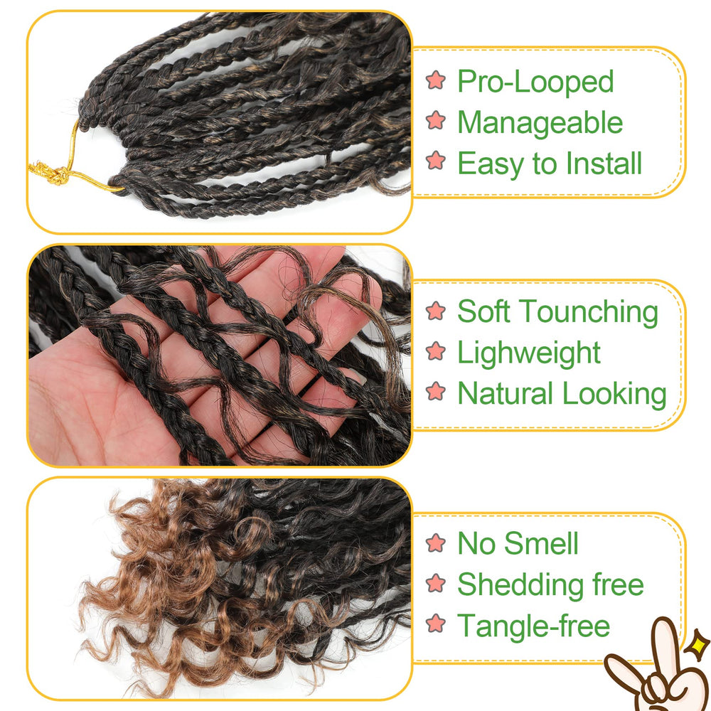 Fulcrum Goddess Braids are soft and lightweight for all-day comfort.