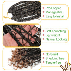 Fulcrum Goddess Braids are soft and lightweight for all-day comfort.