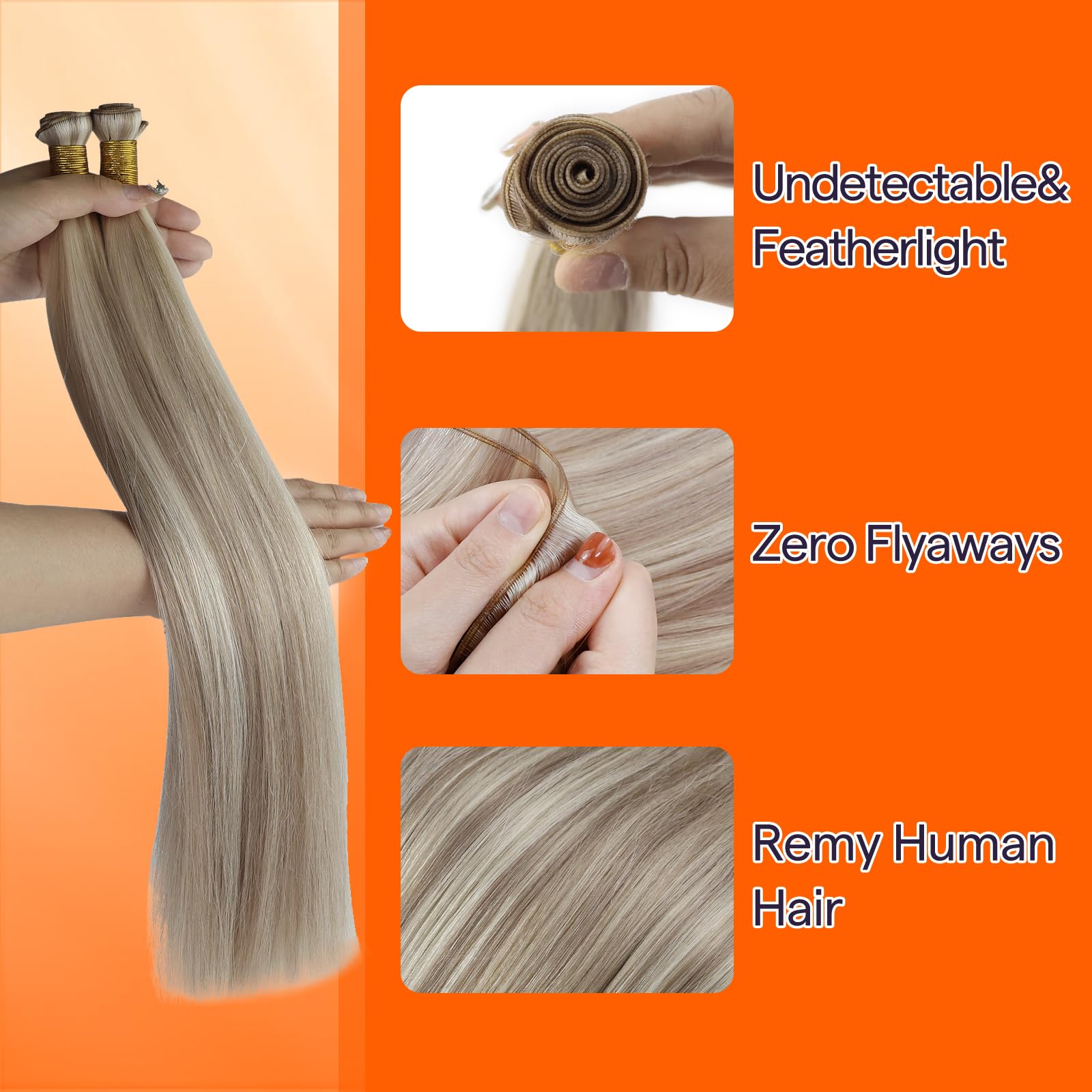 Full Shine ash blonde highlight color-match blends naturally with your hair