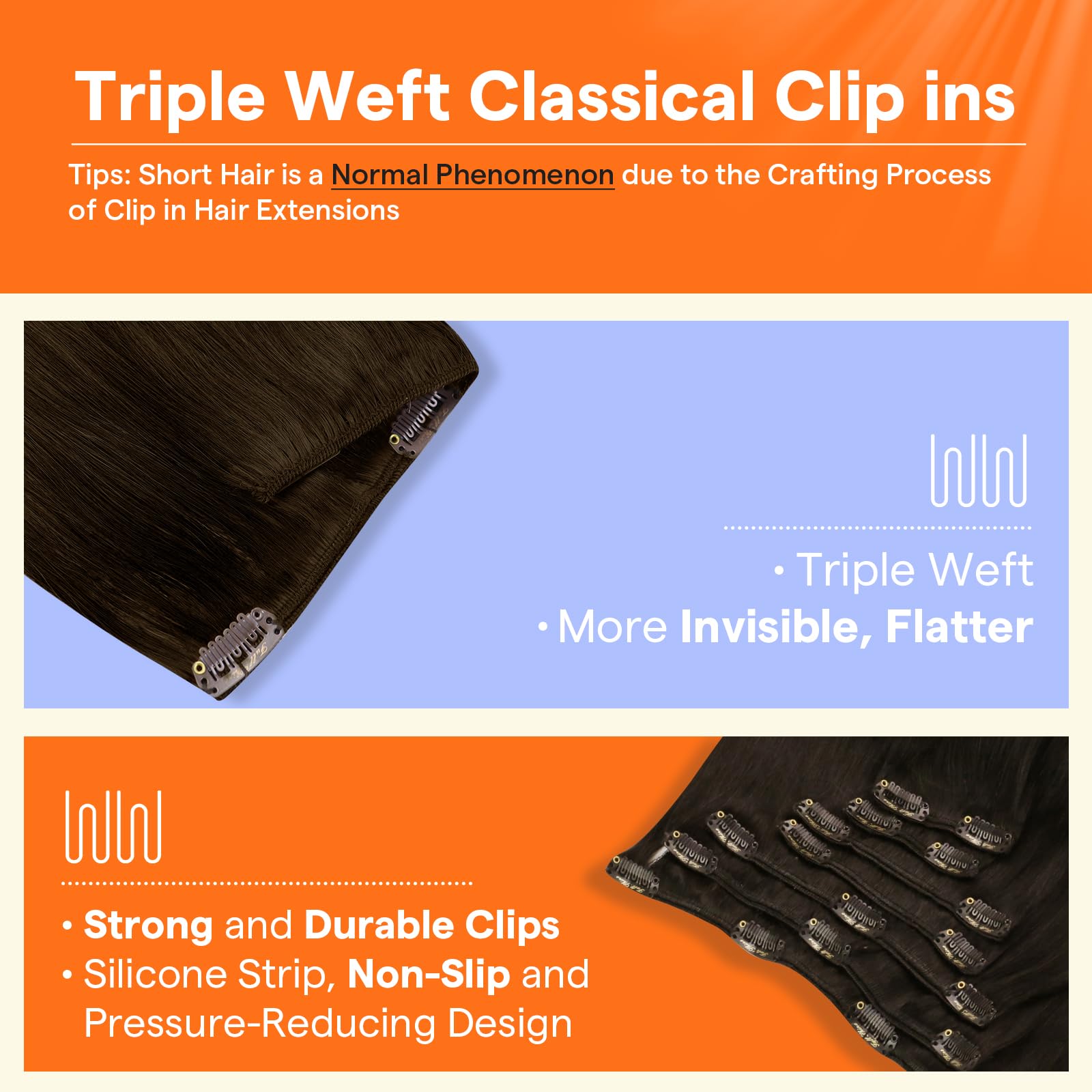 Full Shine 18-inch extensions suggest noticeable volume and graceful flow.