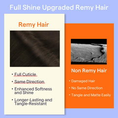 Full Shine dark brown color match #2 blends brunette roots seamlessly.