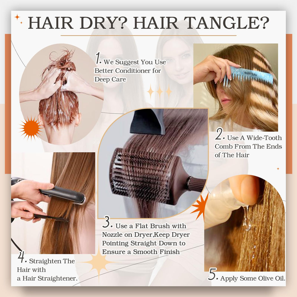 Full Shine color 4 middle brown extensions blend naturally with mid-tone hair.
