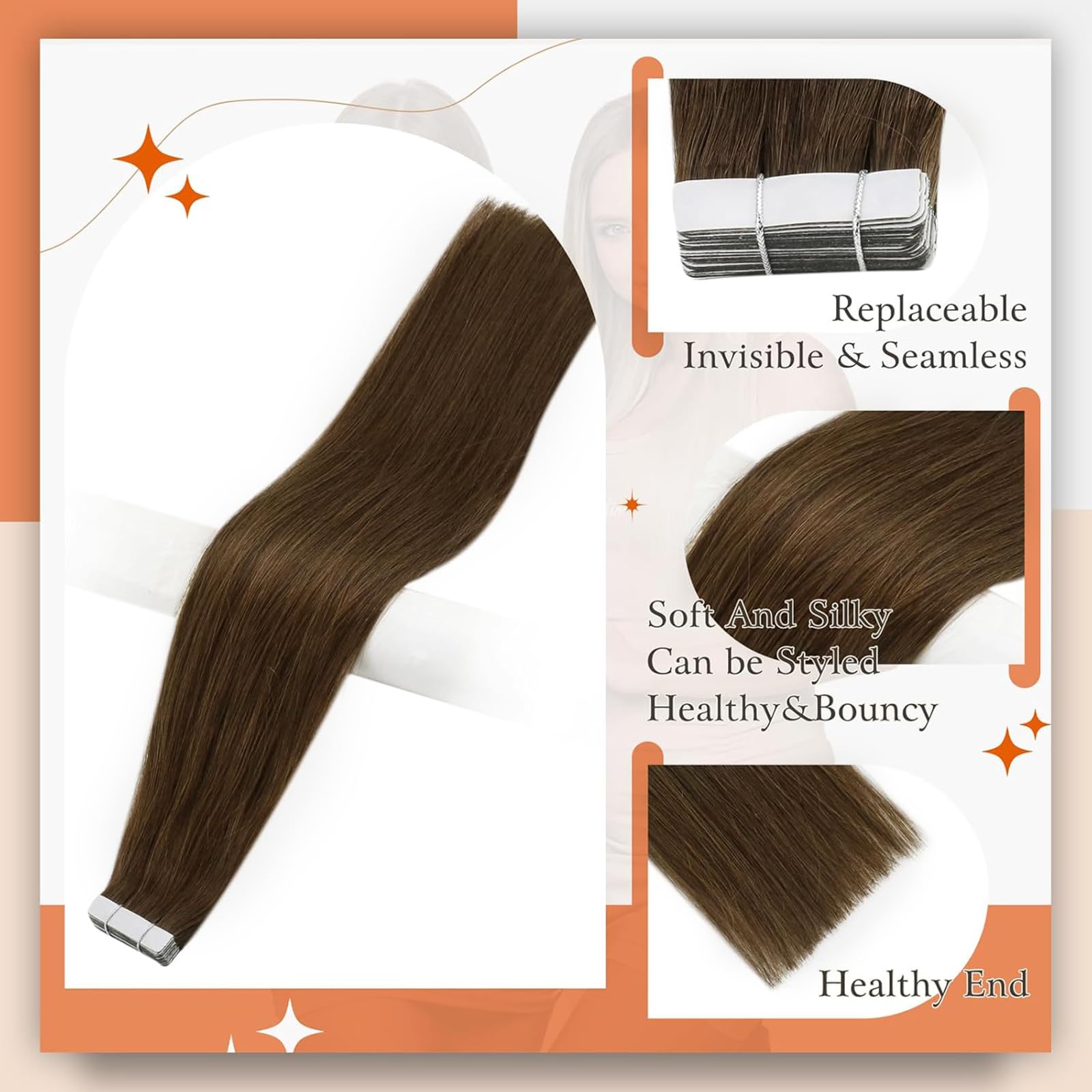 Full Shine Remy hair close-up highlights aligned cuticles to reduce tangling and maintain smoothness.