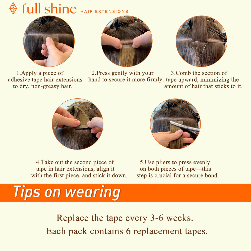 Full Shine double-sided tape concept for secure, lightweight hold
