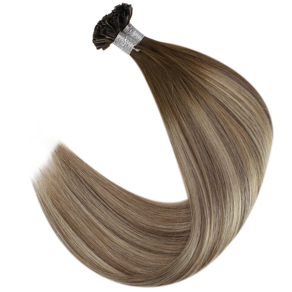 Full Shine U Tip extensions care tips promote longevity with gentle washing and air-drying