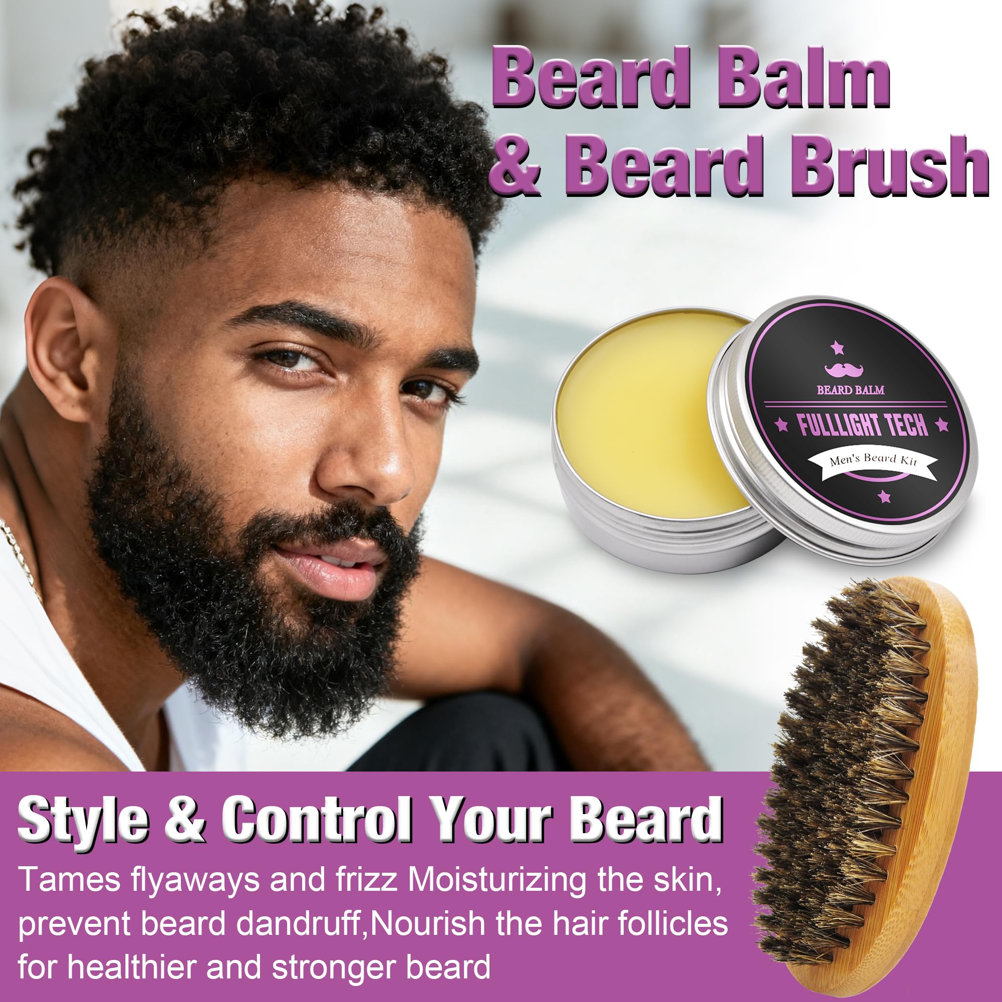 FULLLIGHT TECH beard oil bergamot for citrus aroma and a lift.