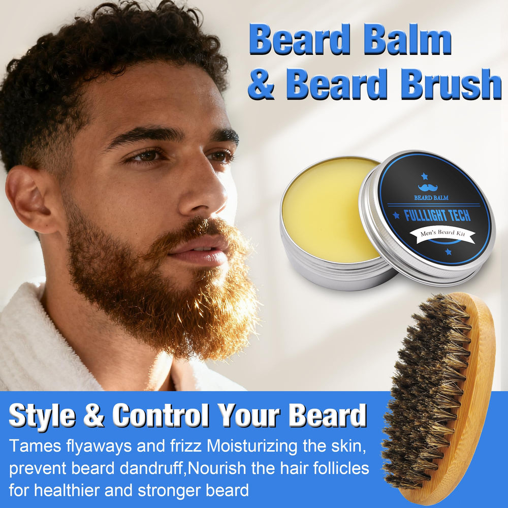 FullLight Tech boar's hair brush for smoother, easier grooming.