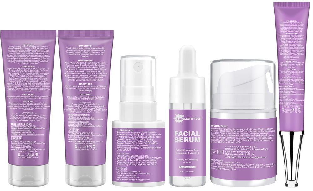 FULLLIGHT TECH gift box presents a thoughtful, ready-to-gift skincare set.
