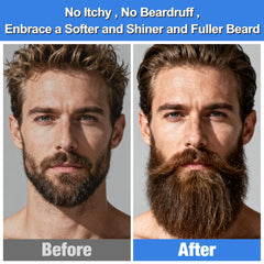 FullLight Tech vanilla shampoo bottle designed for gentle beard cleansing.