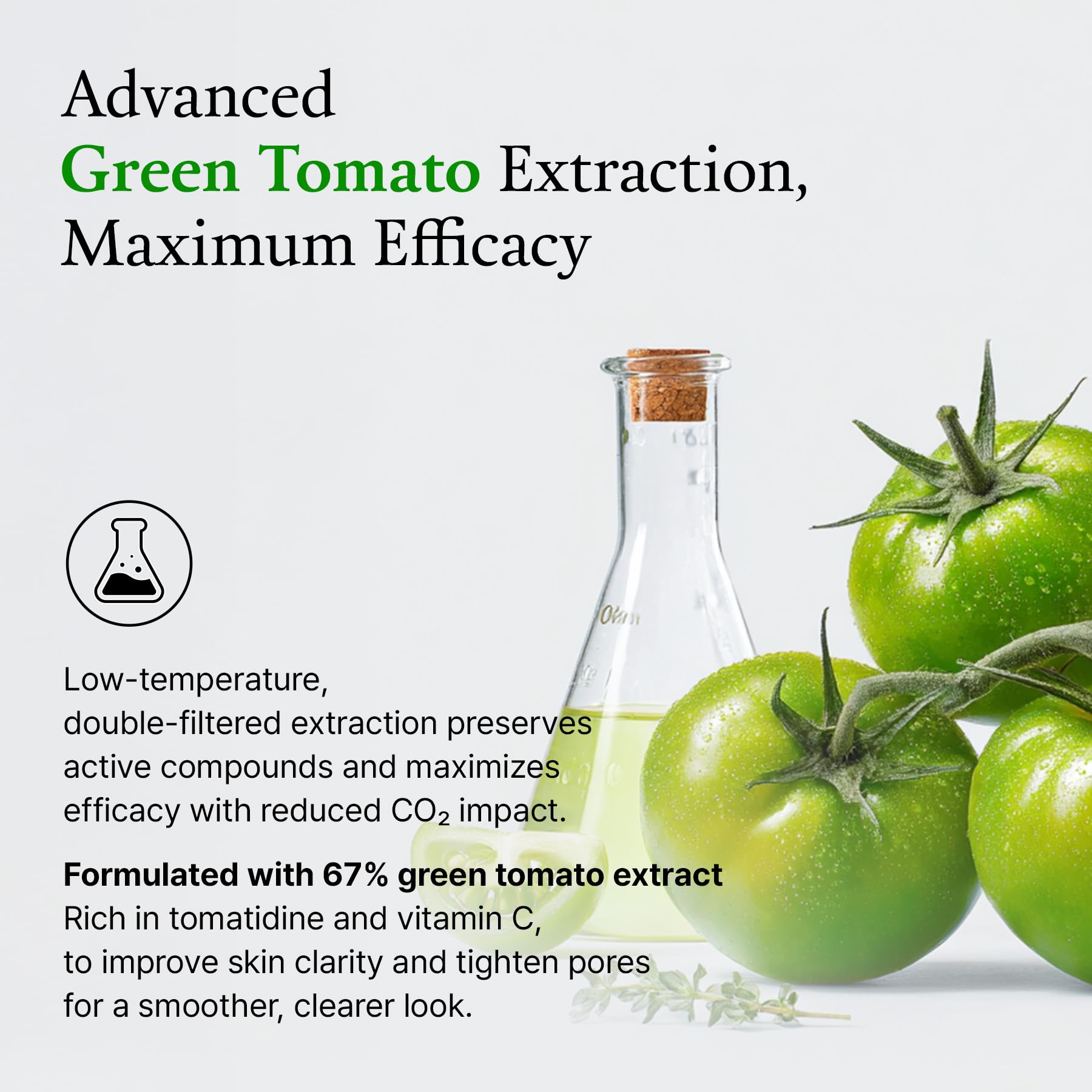 FULLY Green Tomato Clay Mask Cleanser eco-packaging with soy ink emphasizes sustainability.