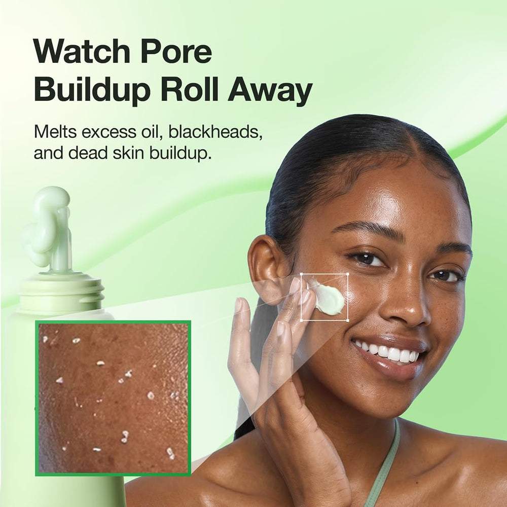 FULLY cream-to-oil texture close-up showing smooth melting action