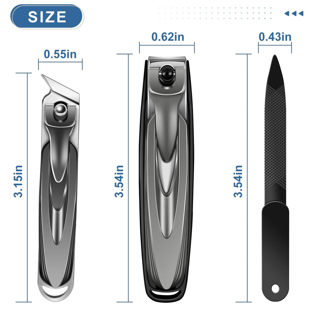 FULUNS seniors-friendly nail clippers shown in use for easy grooming.