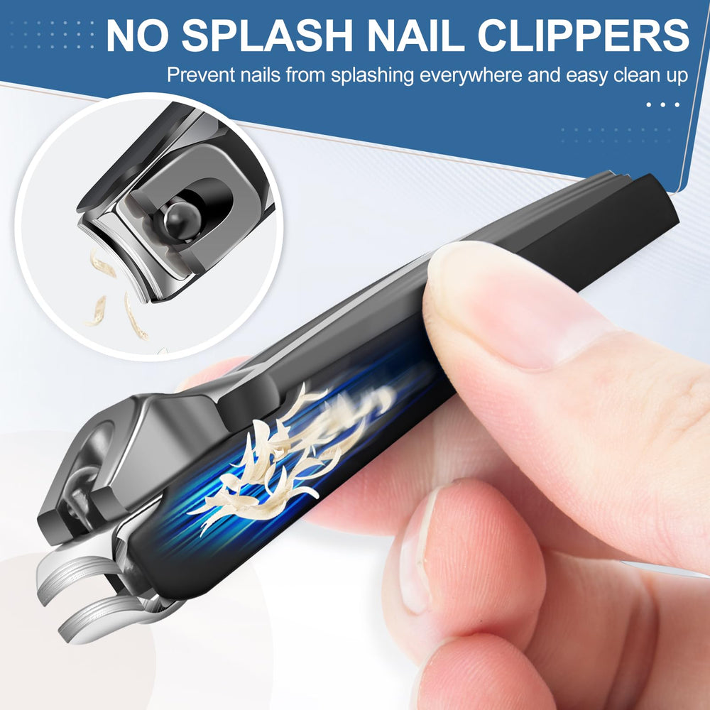 FULUNS slanted toenail clippers close-up showing curved blade for precise cuts.