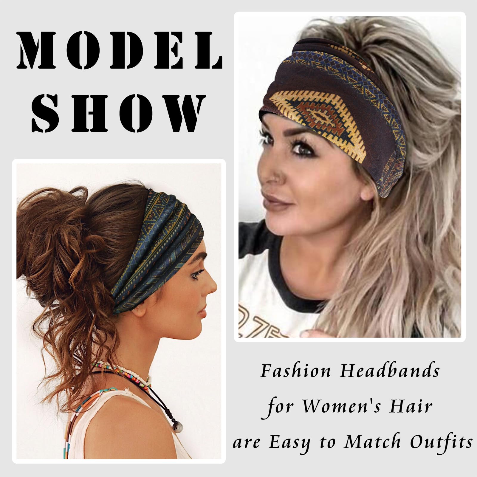 FULZTEY coffee-knotted headband adds vintage charm to workouts and spa days