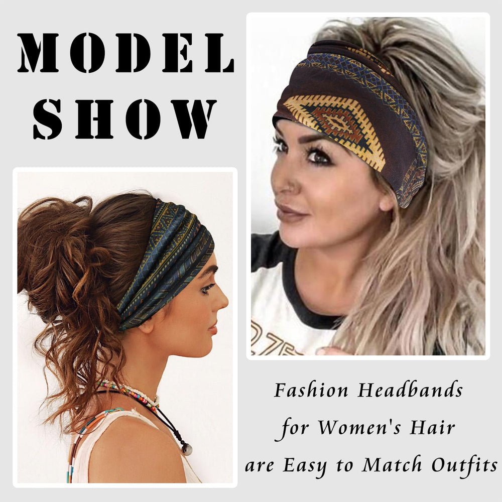 FULZTEY coffee-knotted headband adds vintage charm to workouts and spa days