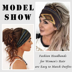 FULZTEY coffee-knotted headband adds vintage charm to workouts and spa days