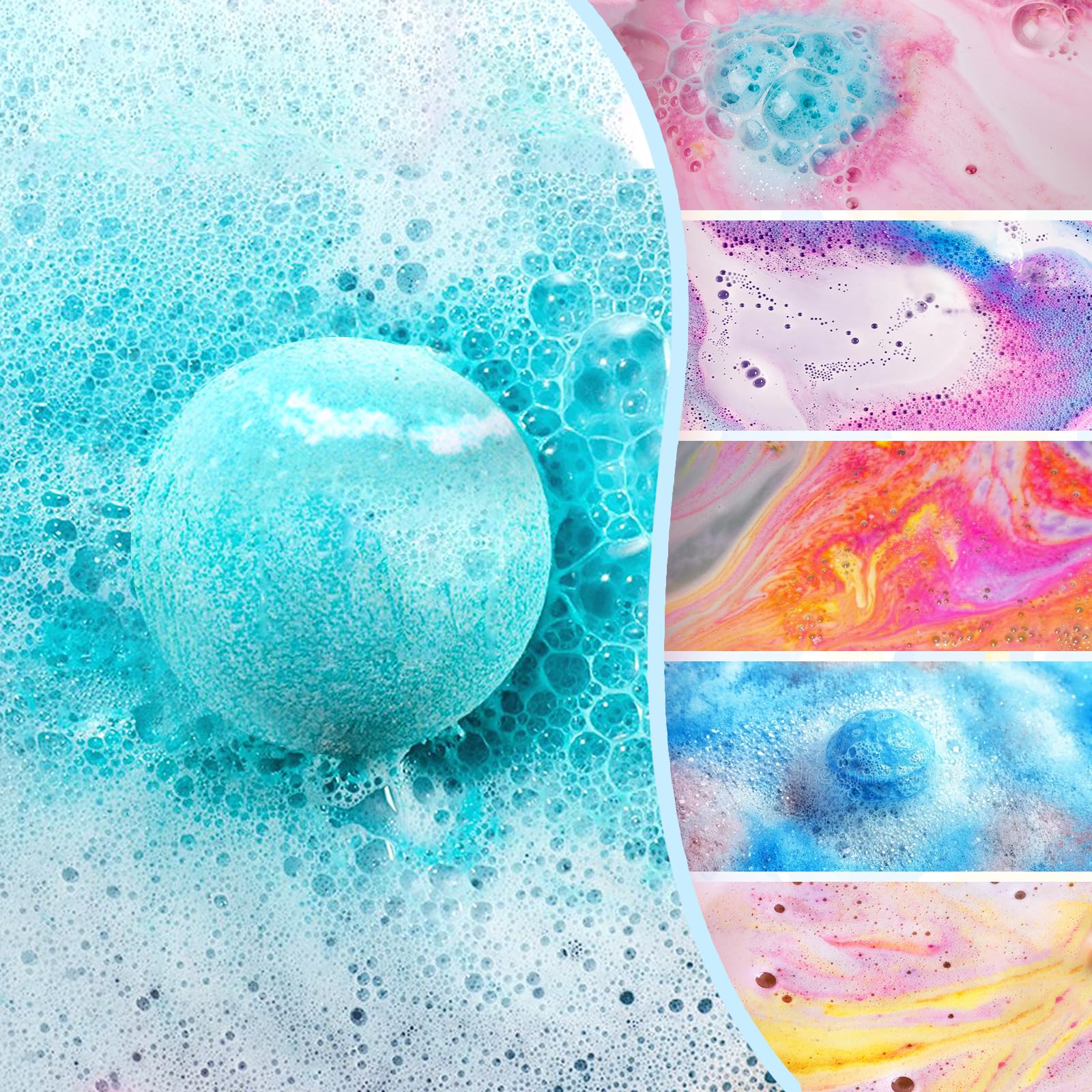 Funcrevity organic, gentle formulas leave skin moisturized without tub stains.