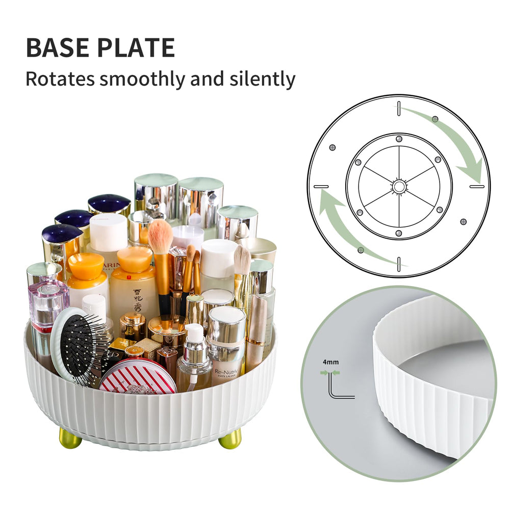Funest spice storage turntable for kitchen keeps spices within reach and visible.