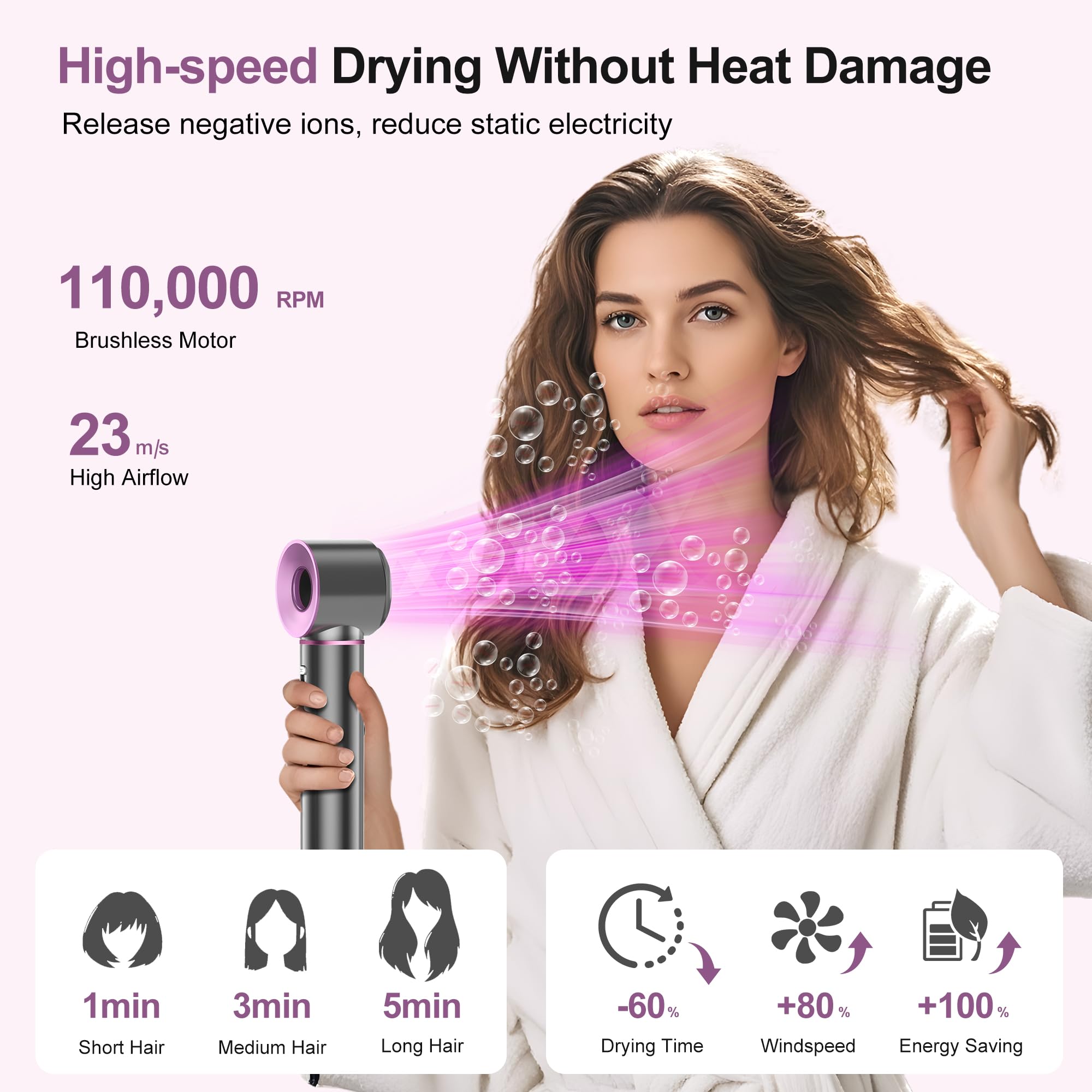 Funflow auto curl barrel right for natural, long-lasting curls.