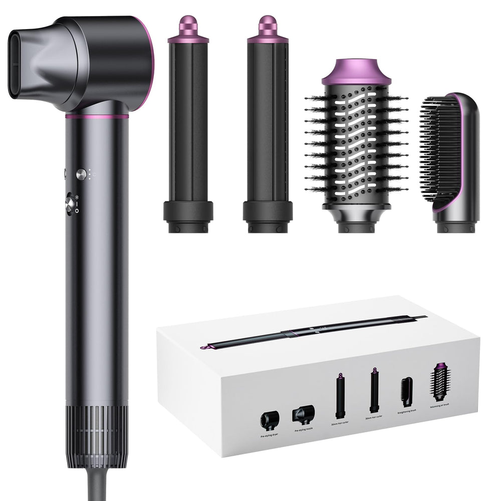 Funflow 5 in 1 Hair Styler packaging box, ideal gift-ready presentation.
