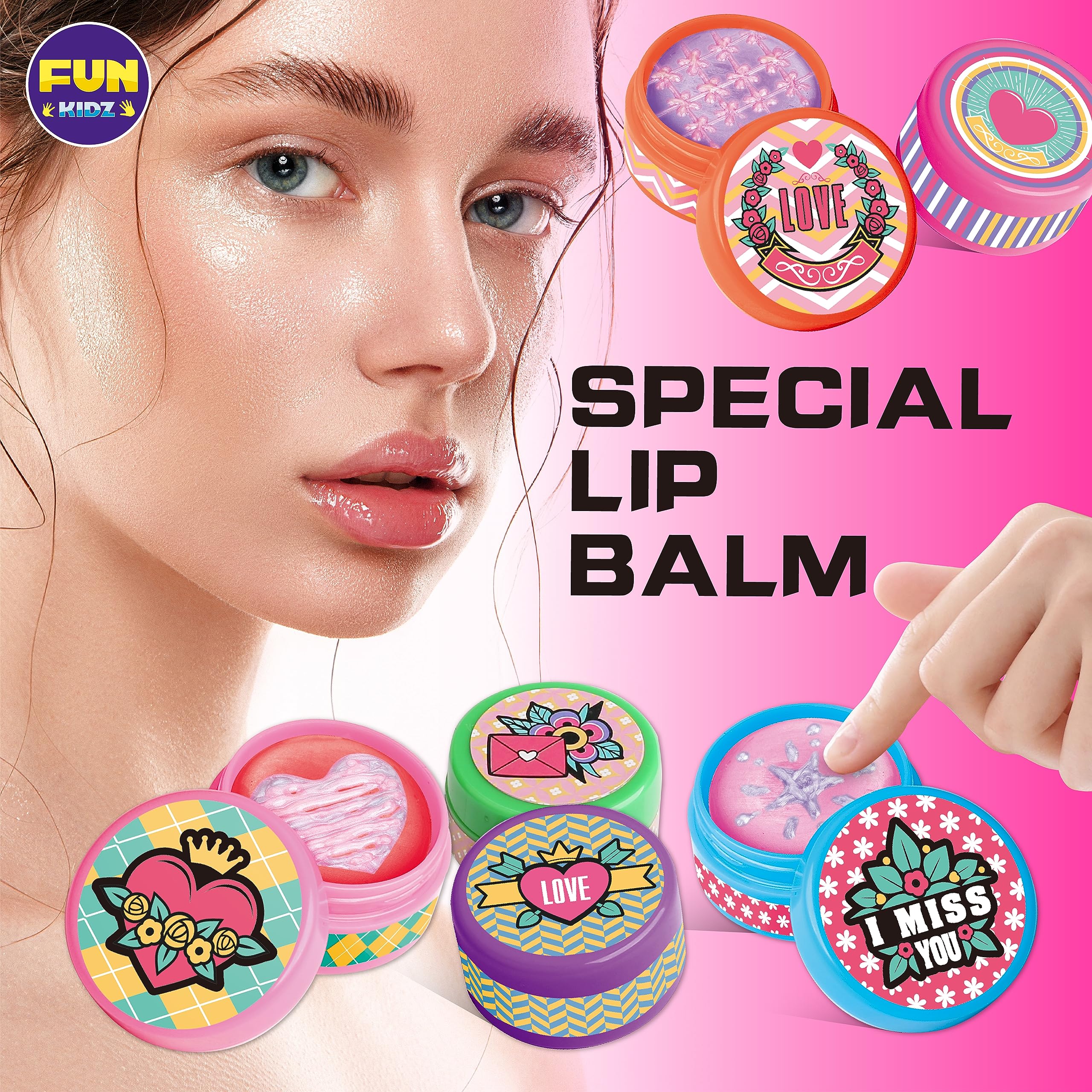 FUN KIDZ lip balm colors and scents create playful customization options
