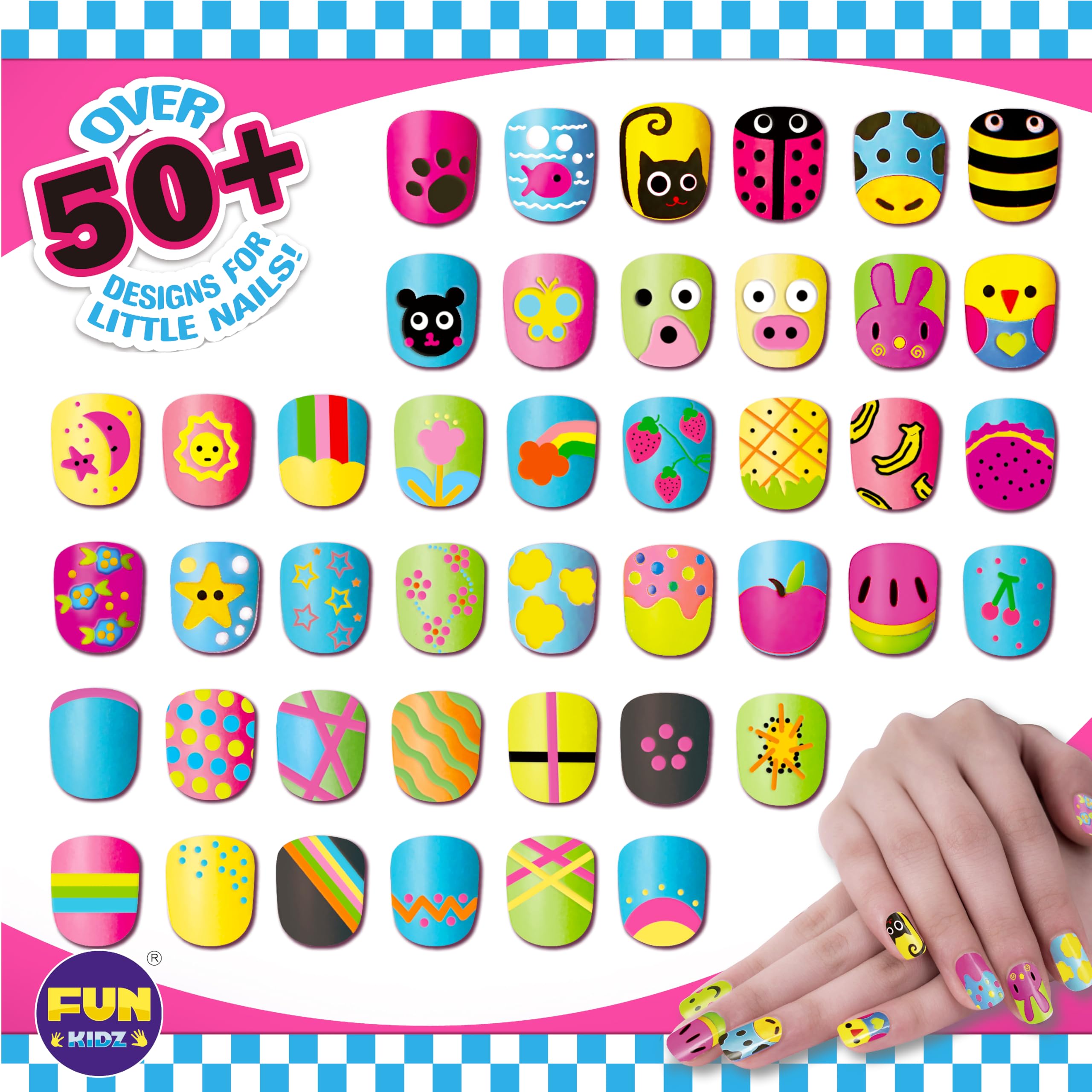 FUNKIDZ Nail Art Studio decorations showcased for creative play sessions.