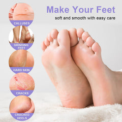 FUNNIR Foot Peeling Mask exfoliation effect on feet reveals smoother skin.