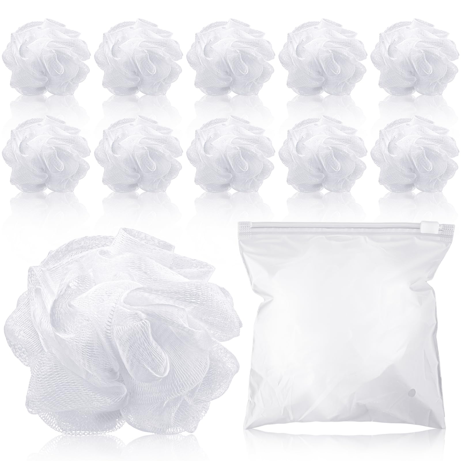 Funnymoom travel loofah case 12-pack keeps items clean and organized on the go.