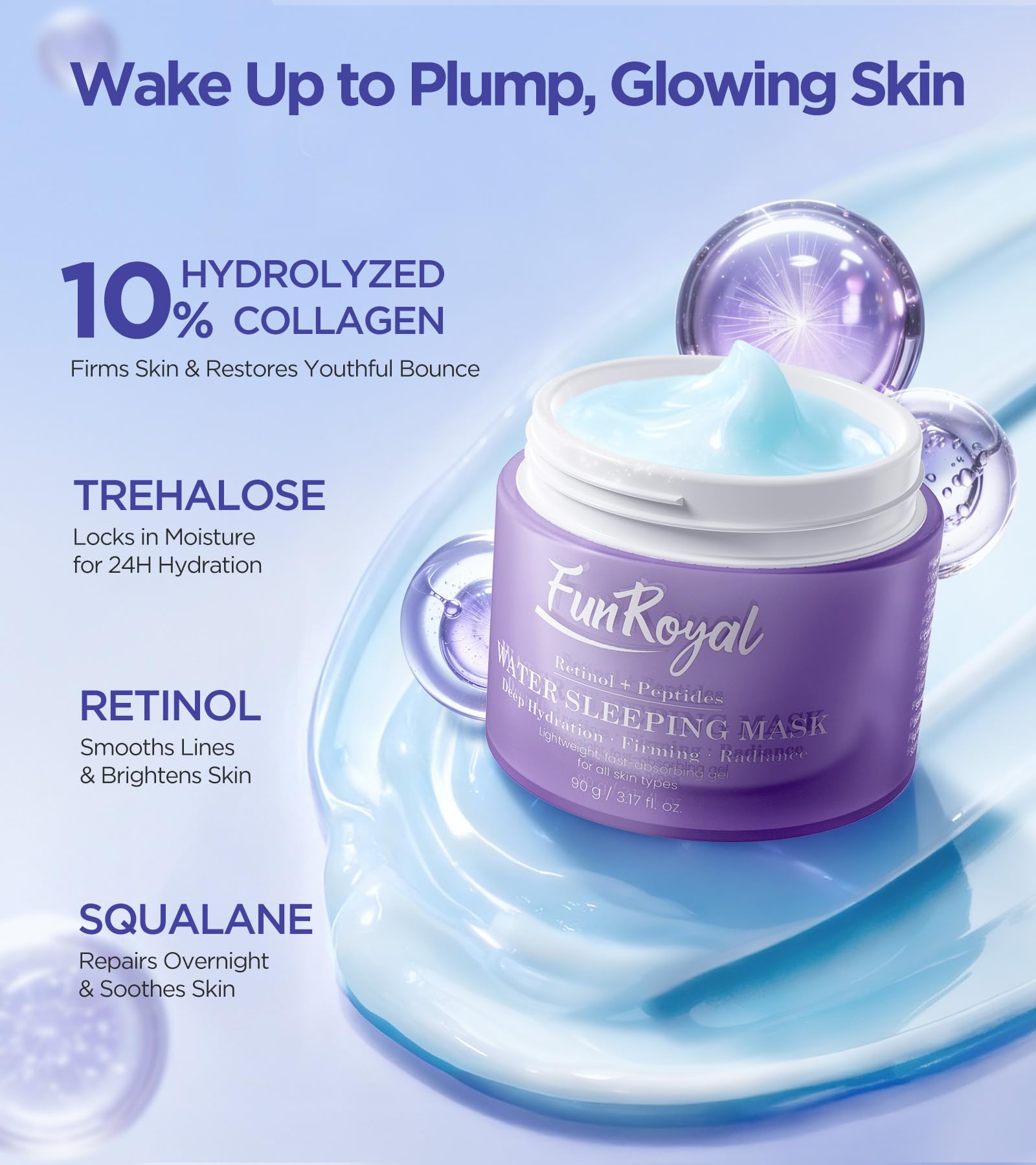 FunRoyal Glow-Boosting Face Masks application brush helps even coverage.