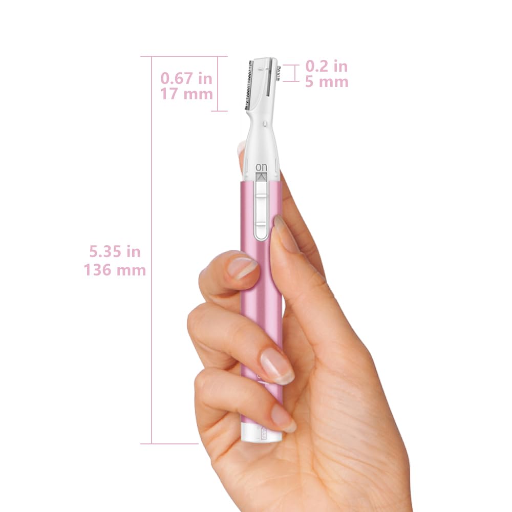 Funstant Upgraded Eyebrow Trimmer with travel case for on-the-go grooming