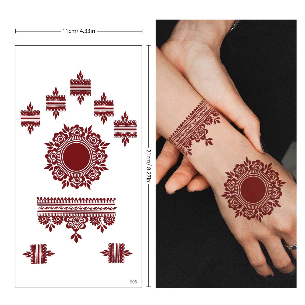 FUNTATTOO henna tattoo wedding party ideas image with celebratory pattern options