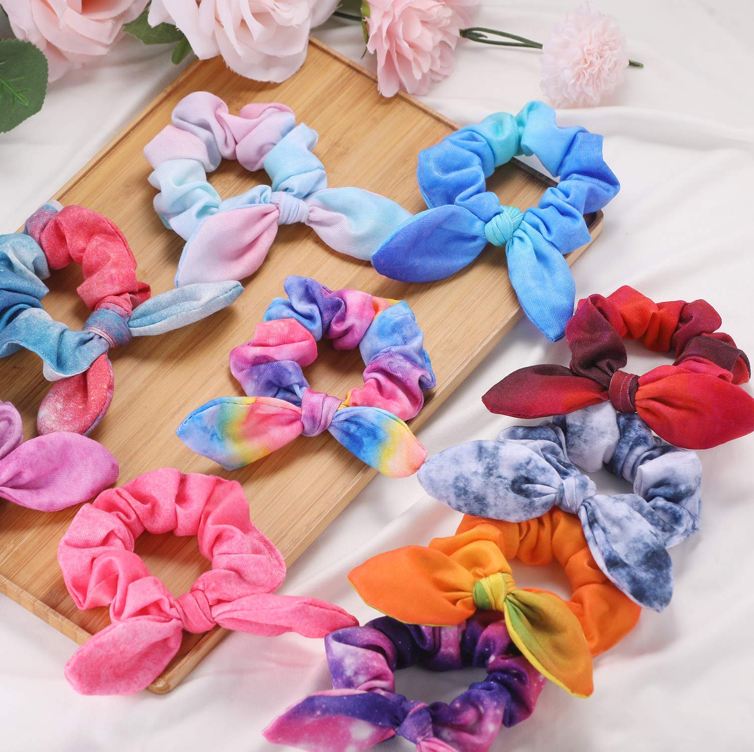 Funtopia dressy occasion scrunchies perfect for weddings, proms, and parties.