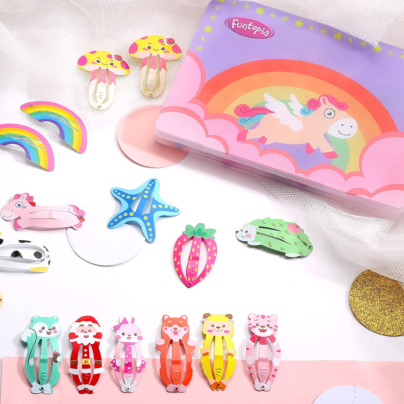Funtopia fruit clip with bright color accents for fun accents.