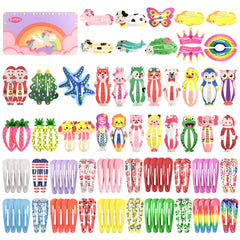 Funtopia hair clip set with 100 pieces for versatile styling on kids and adults.