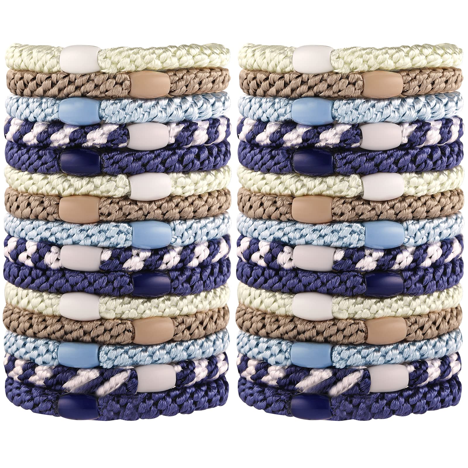 Funtopia hair ties thick hair collection: soft woven comfort for daily wear.