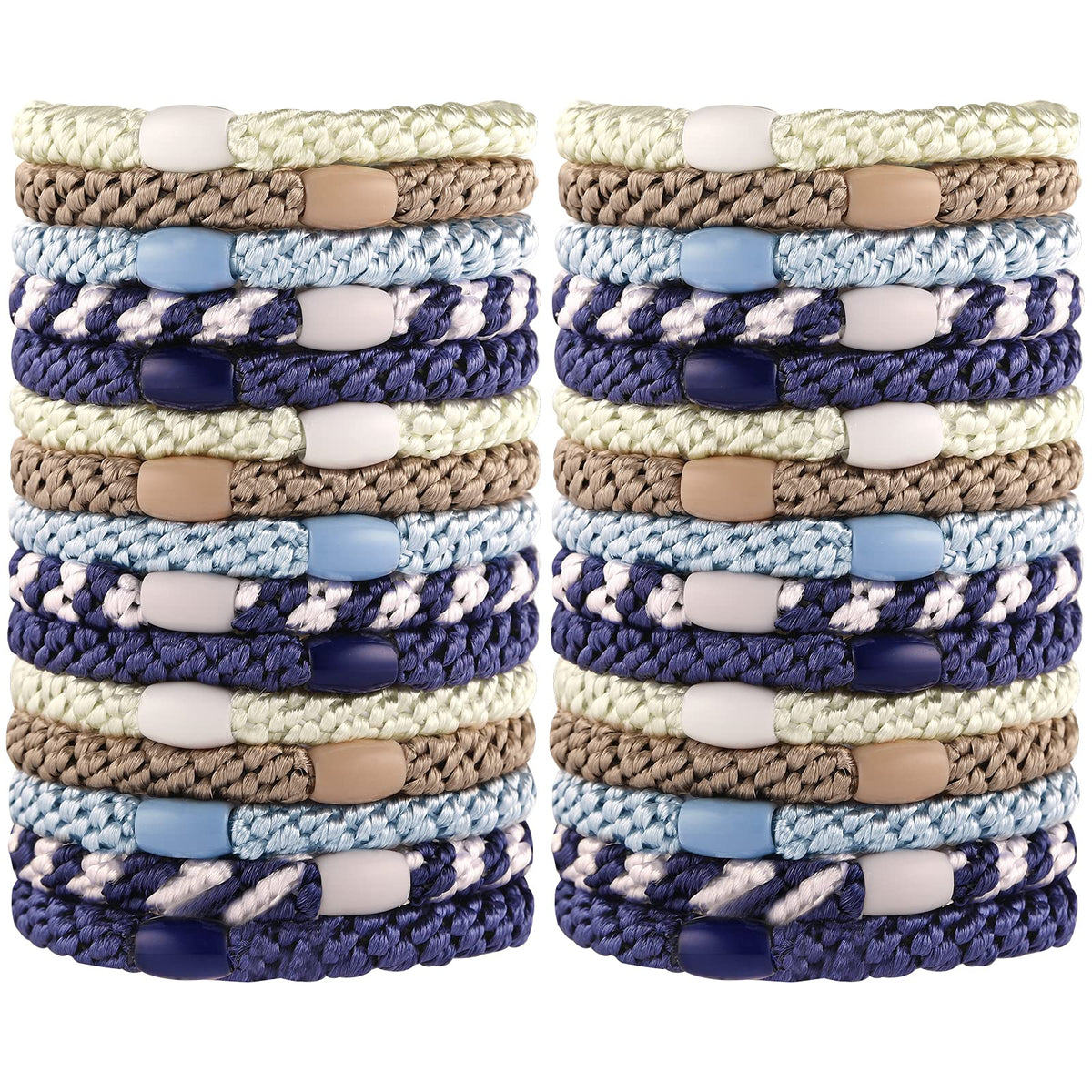 Funtopia hair ties thick hair collection: soft woven comfort for daily wear.