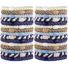 Funtopia hair ties thick hair collection: soft woven comfort for daily wear.