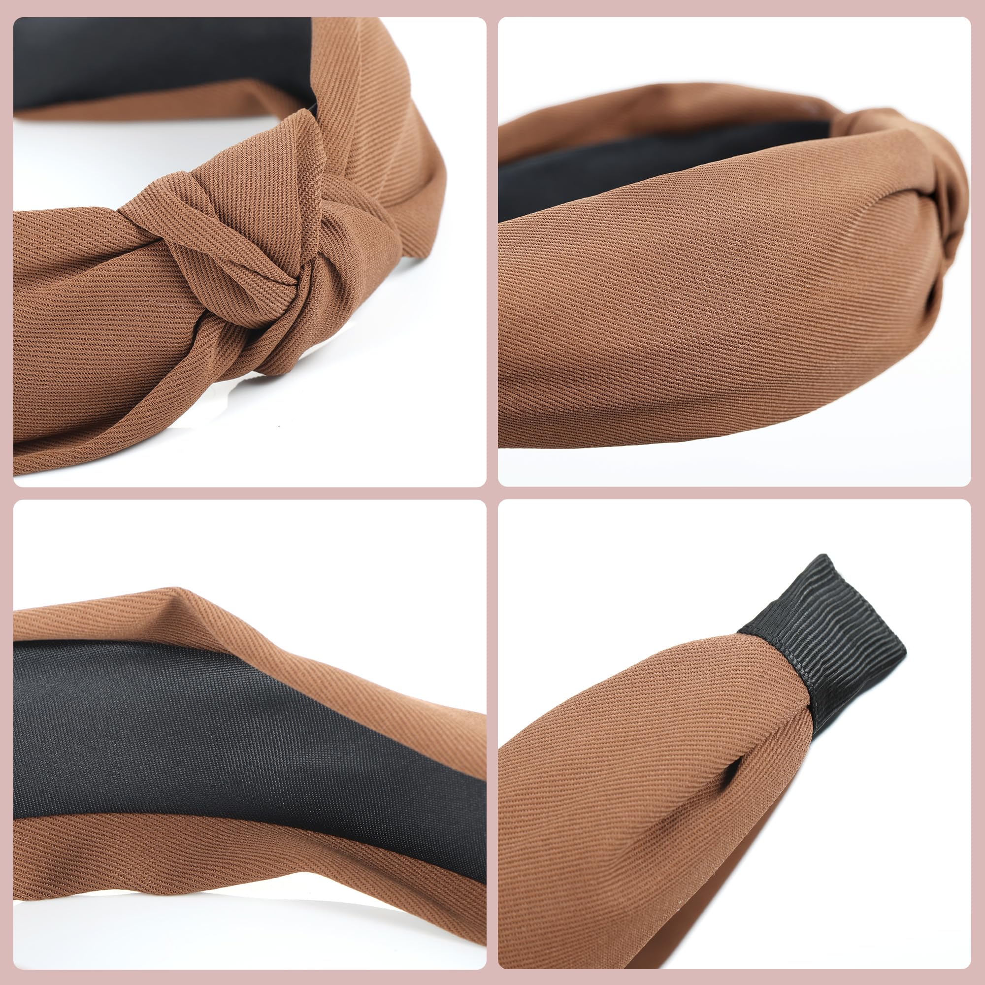 Funtopia solid color 01 headband demonstrates flexible fit