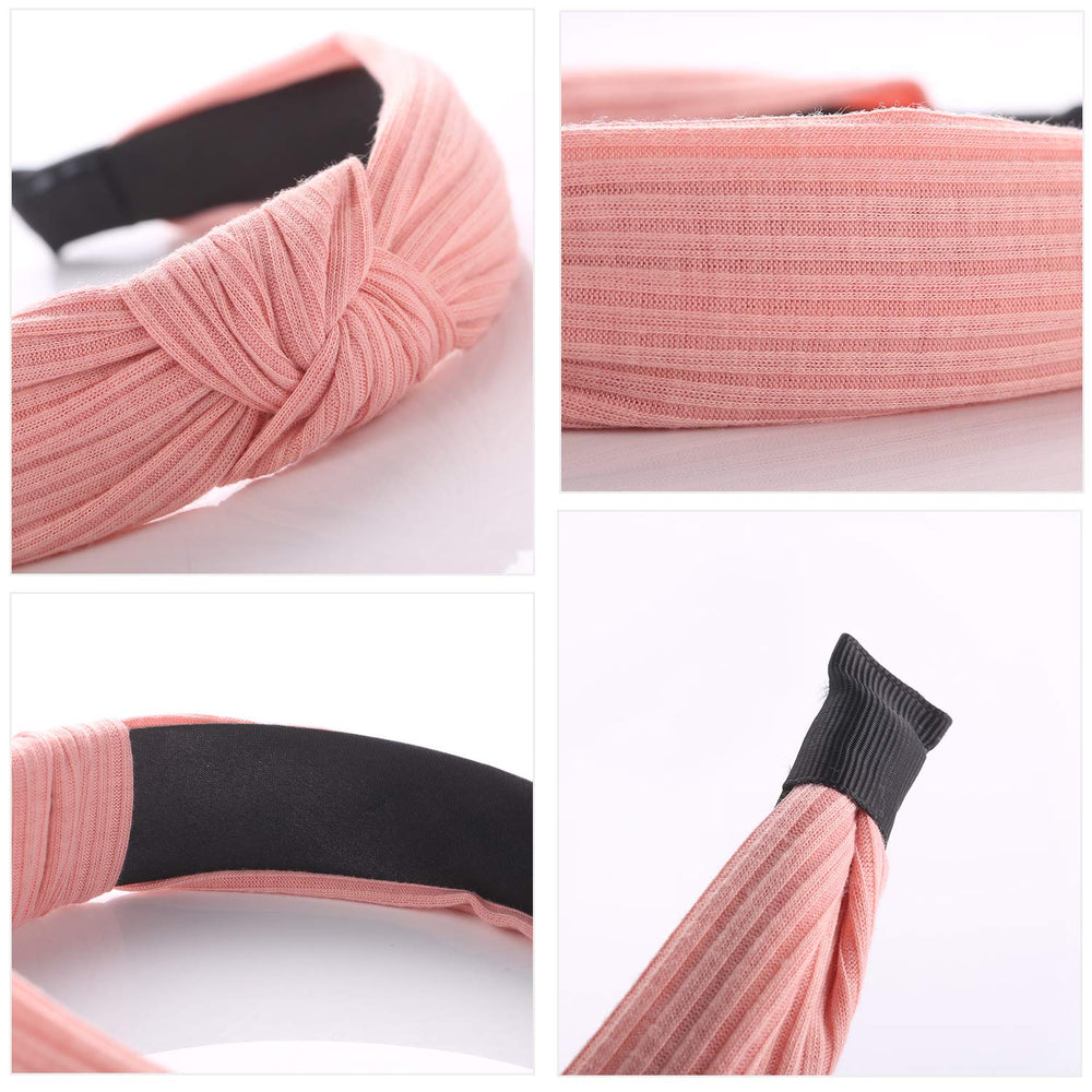 Funtopia knotted headbands assorted-colors display supports versatile styling.