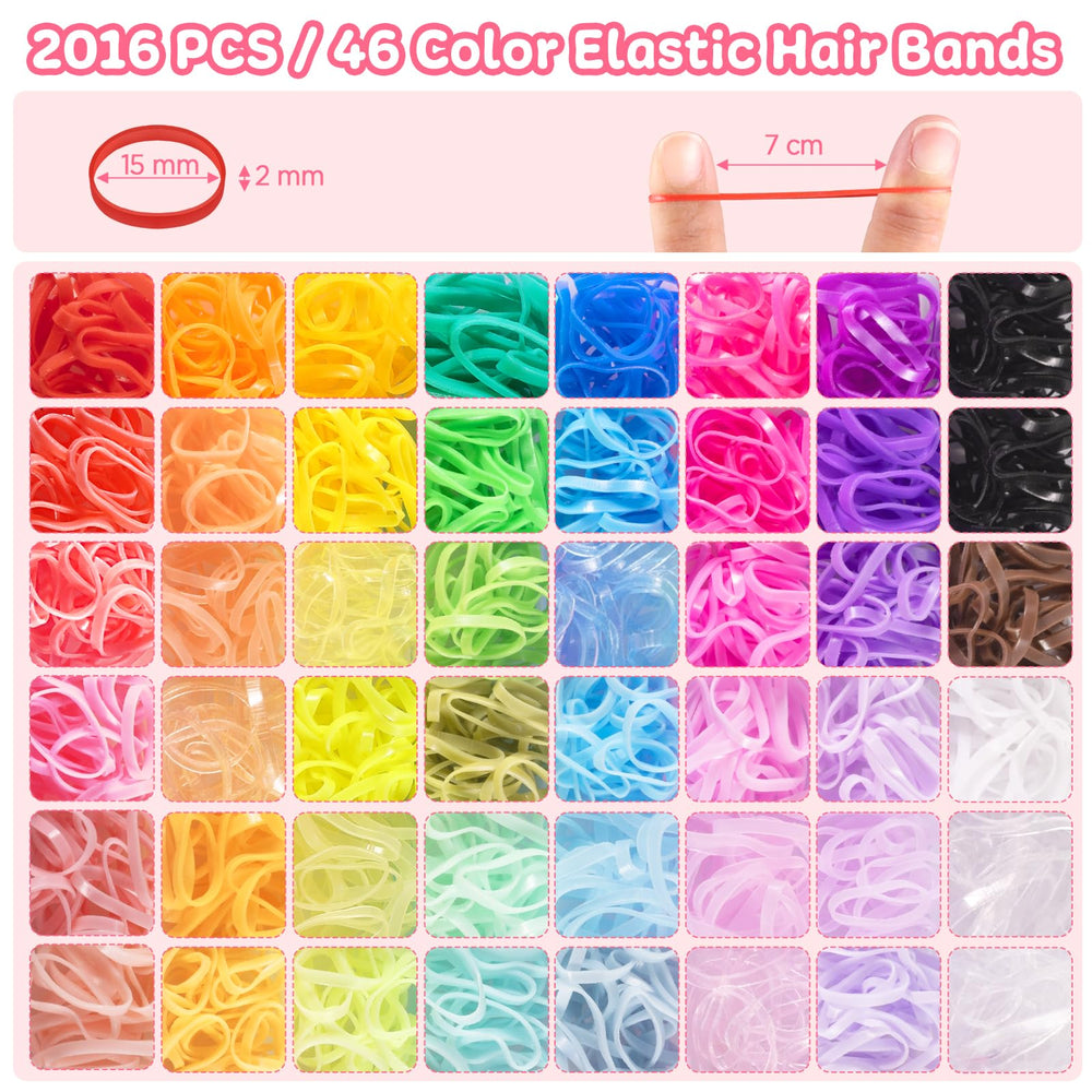 Funtopia soft elastic hair ties 15mm by 2mm are gentle on delicate strands.