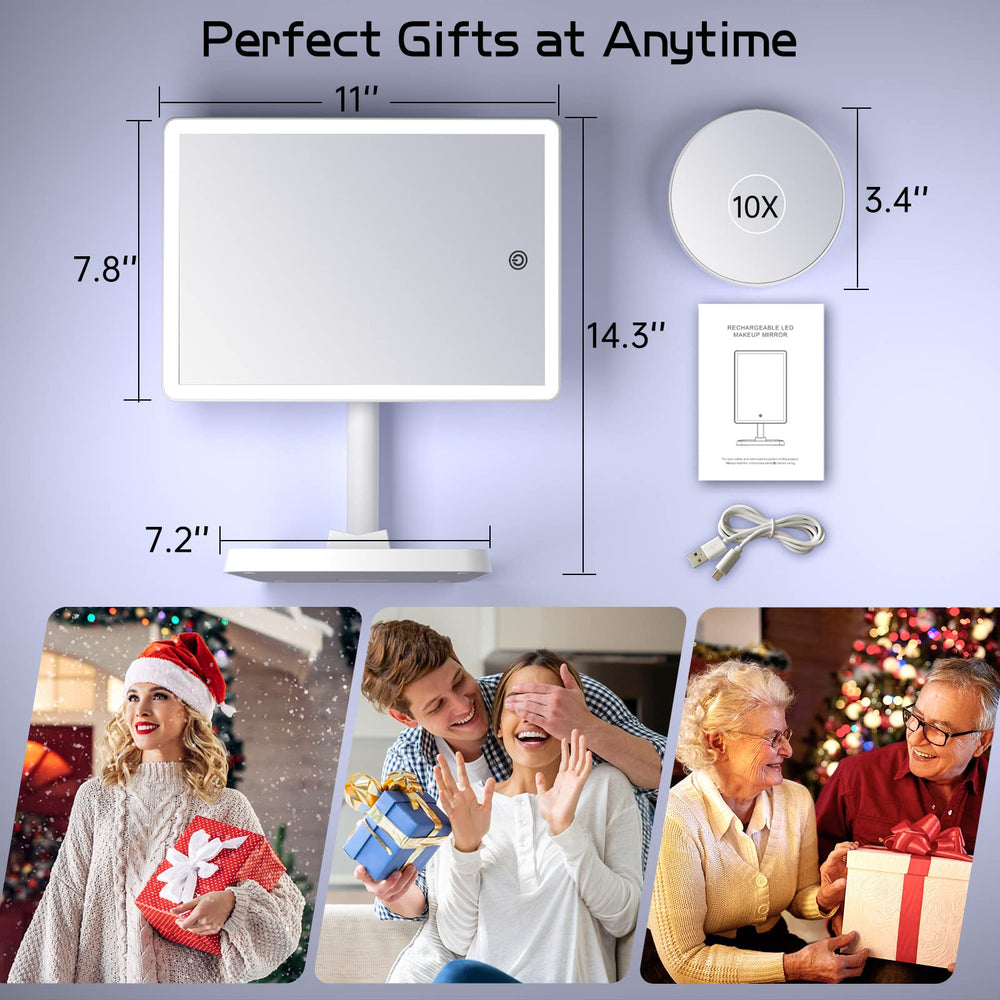 Funtouch brightness-adjustable LEDs ensure comfortable visibility in dim rooms.