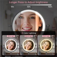 FUNT0UCH three-color lighting shows makeup under multiple tones