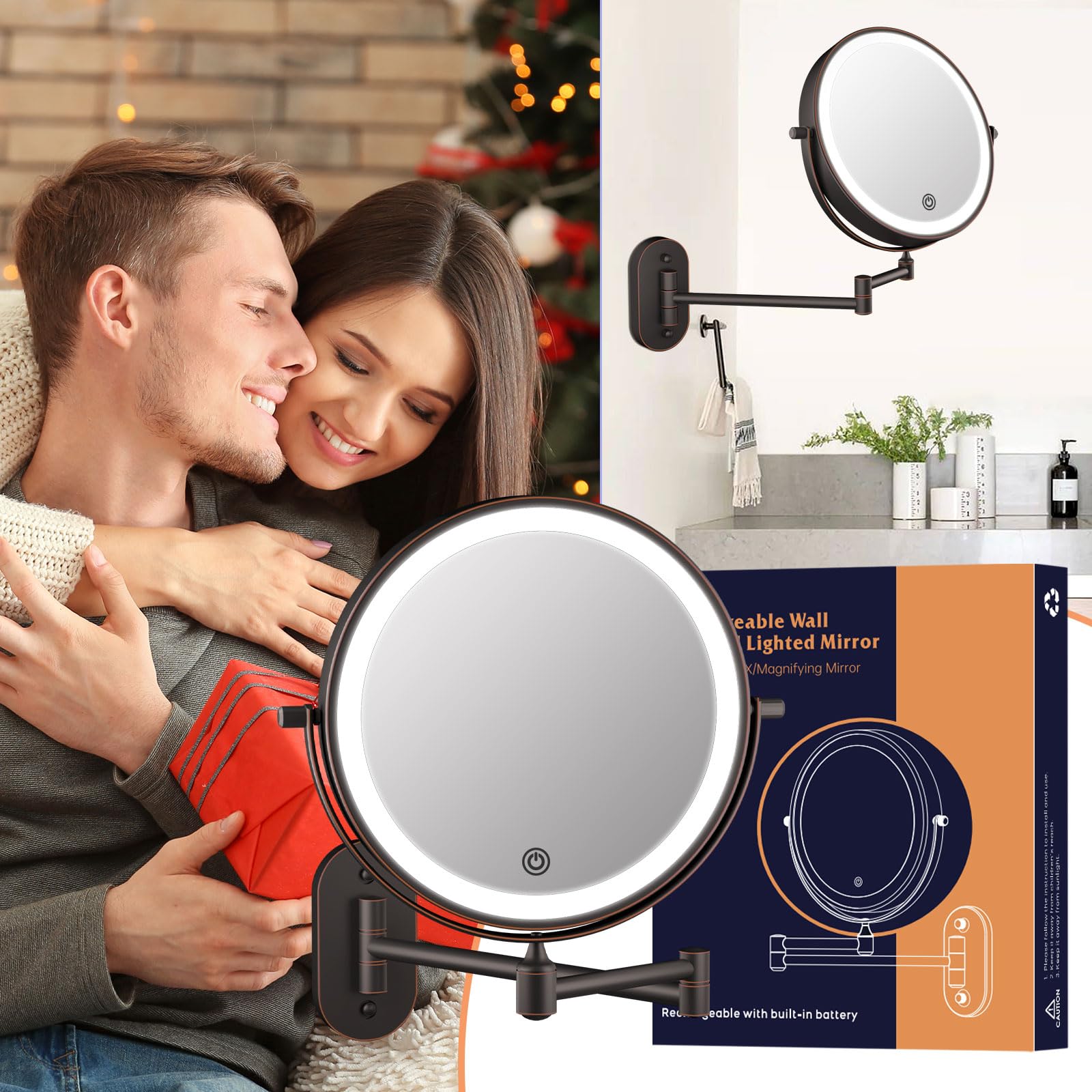 FUNTOUCH rechargeable battery eliminates frequent replacements.