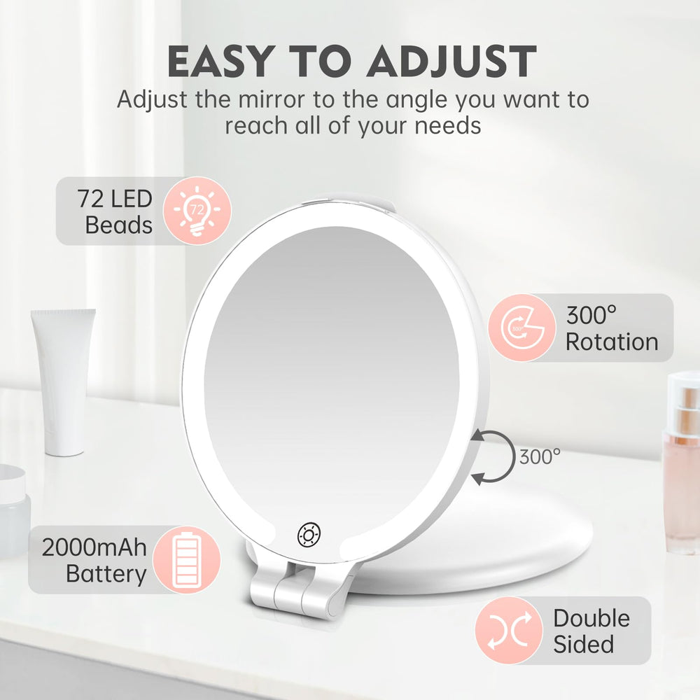 FUNTOUCH 7-inch folding design fits compactly for travel.