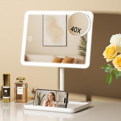 FUNTOUCH vanity mirror lights main provides even illumination for everyday makeup